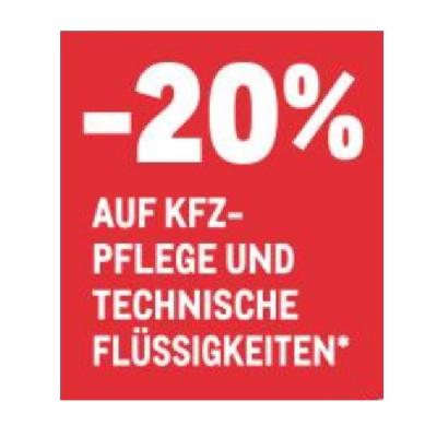 Bild von -20% AUF KFZ-PFLEGE UND TECHNISCHE FLÜSSIGKEITEN METRO