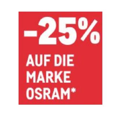 Promotion Bild von -25% AUF DIE MARKE OSRAM METRO
