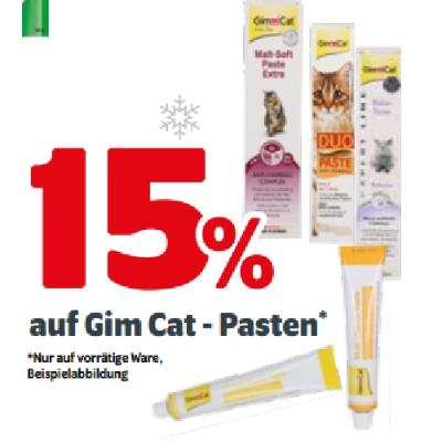 15% auf Gim Cat - Pasten DAS FUTTERHAUS