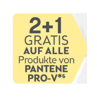 2+1 GRATIS AUF ALLE Produkte von PANTENE PRO-V BIPA