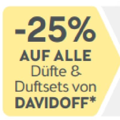 -25% auf alle Düfte und Duftsets von Davidoff BIPA