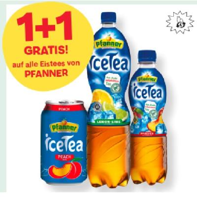 Bild von 1+1 GRATIS! auf alle Eistees von PFANNER MPREIS