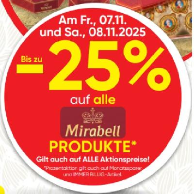Bis zu -25% auf alle Mirabell PRODUKTE SPAR Gourmet