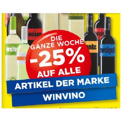 Promotion Bild von DIE GANZE WOCHE -25% AUF ALLE ARTIKEL DER MARKE WINVINO Unimarkt