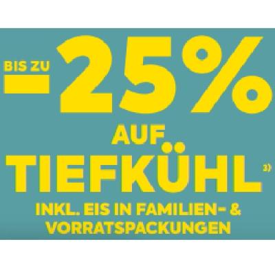 BIS ZU -25% AUF TIEFKÜHL INKL. EIS IN FAMILIEN- & VORRATSPACKUNGEN BILLA PLUS