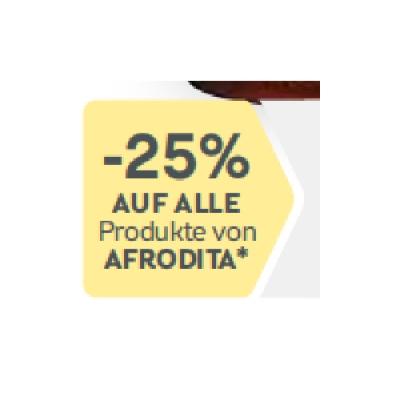 Promotion Bild von -25% AUF ALLE Produkte von AFRODITA BIPA