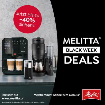 Promotion Bild von Black Week Aktion im Melitta®  Online Shop!