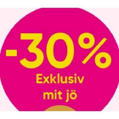 -30% Exklusiv mit jö Sutterlüty
