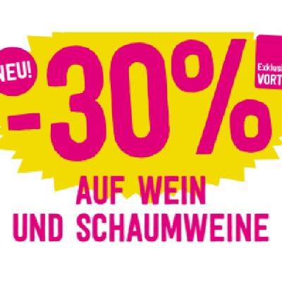 -30% AUF WEIN UND SCHAUMWEINE Sutterlüty